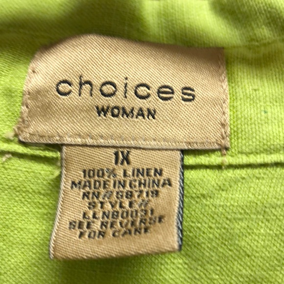 *2 for $10.00 / Ladies’ Linen Jacket w/ Embroidered Detail - Picture 4 of 5